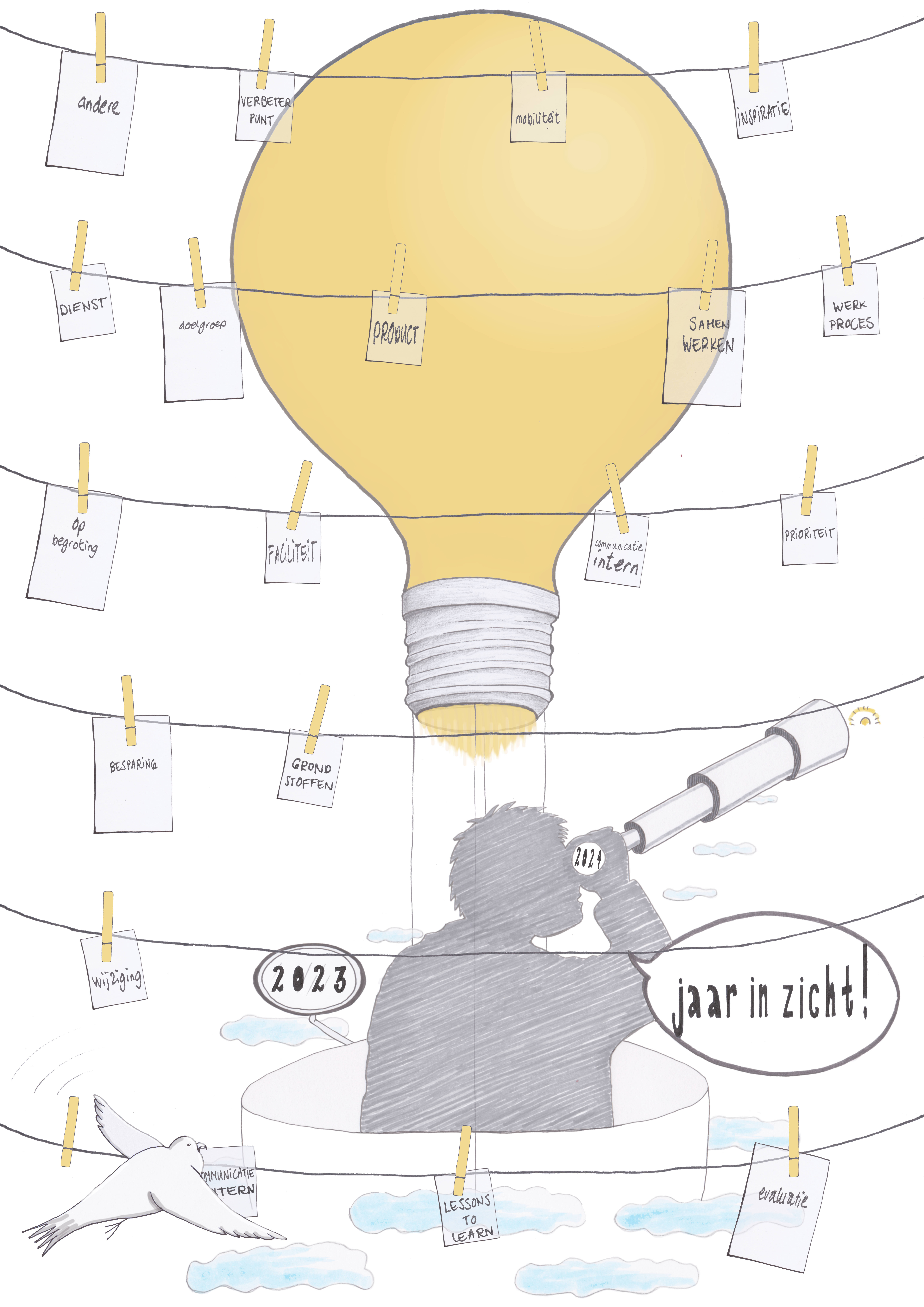 jaarinzicht poster DIY DIT @ Pen Papier Plan